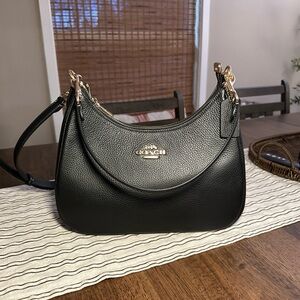 NWT Coach Black Teri Hobo